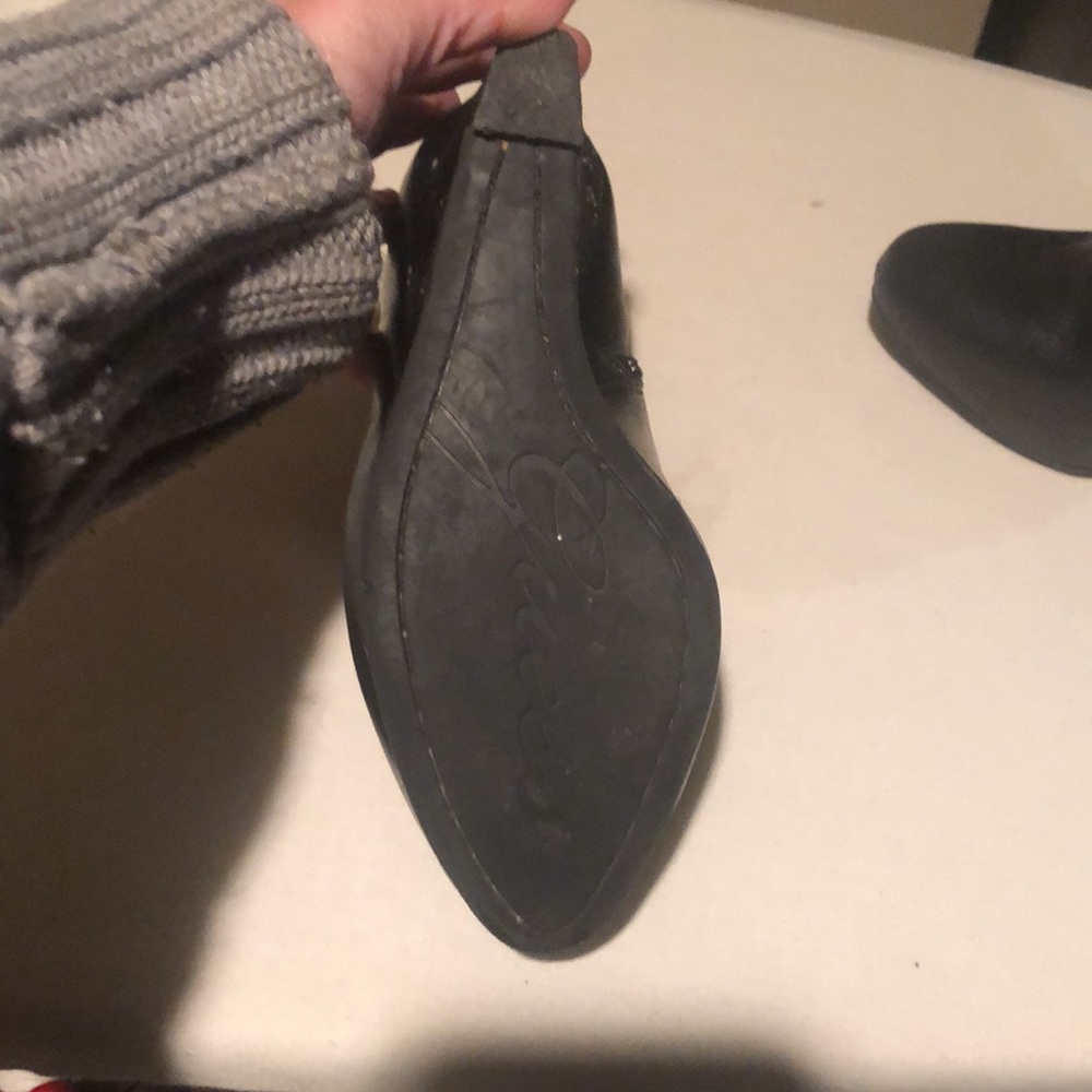Guess Black Booties With Snake Print On The Heel. - image 6